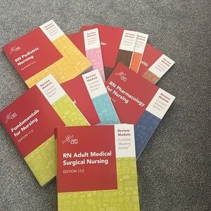 Nursing Review Books Set - Multicolor